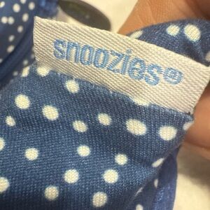 Snoozies Blue Polka Dot Women's Slippers